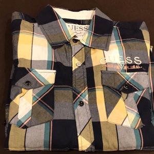 Guess button down shirt